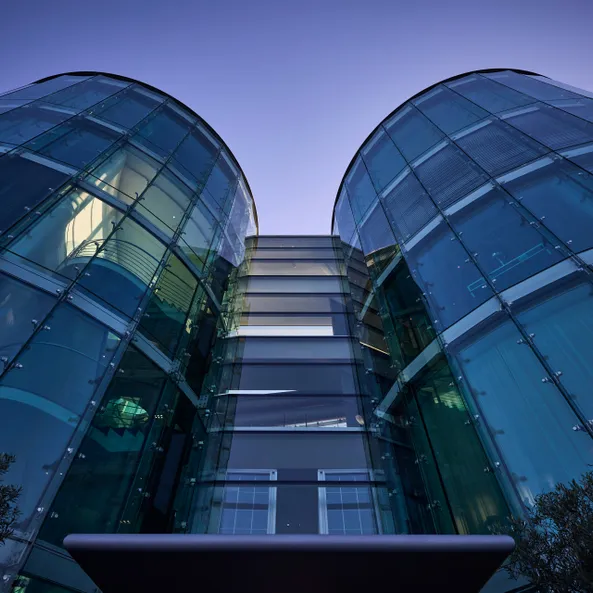 Outside view of Hangar-7 