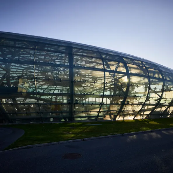 Outside view of Hangar-7