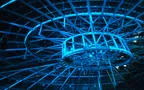 Threesixty Bar illuminated in blue