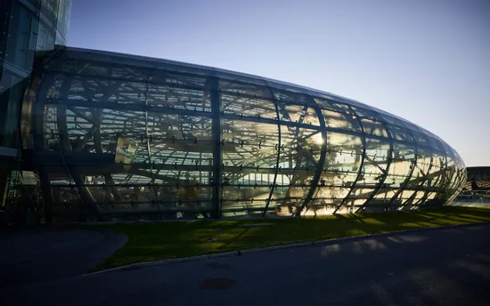 Outside view of Hangar-7