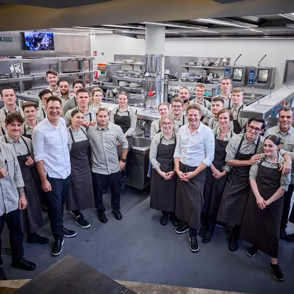 Ikarus Team in der Küche