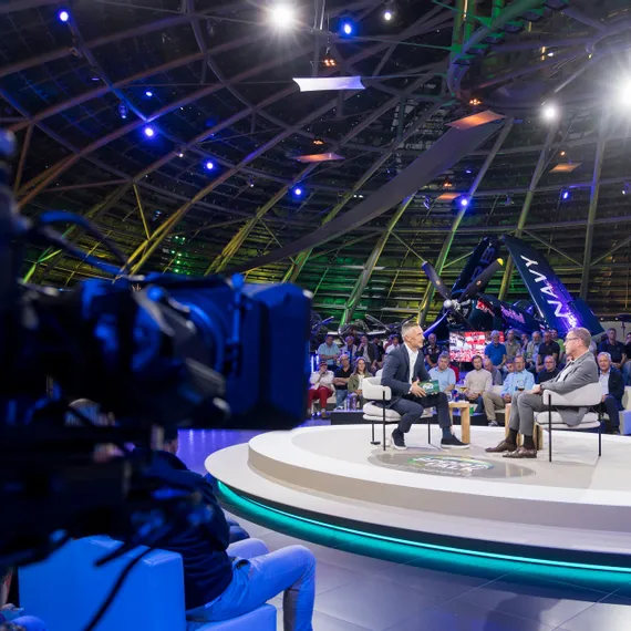 Camera and audience